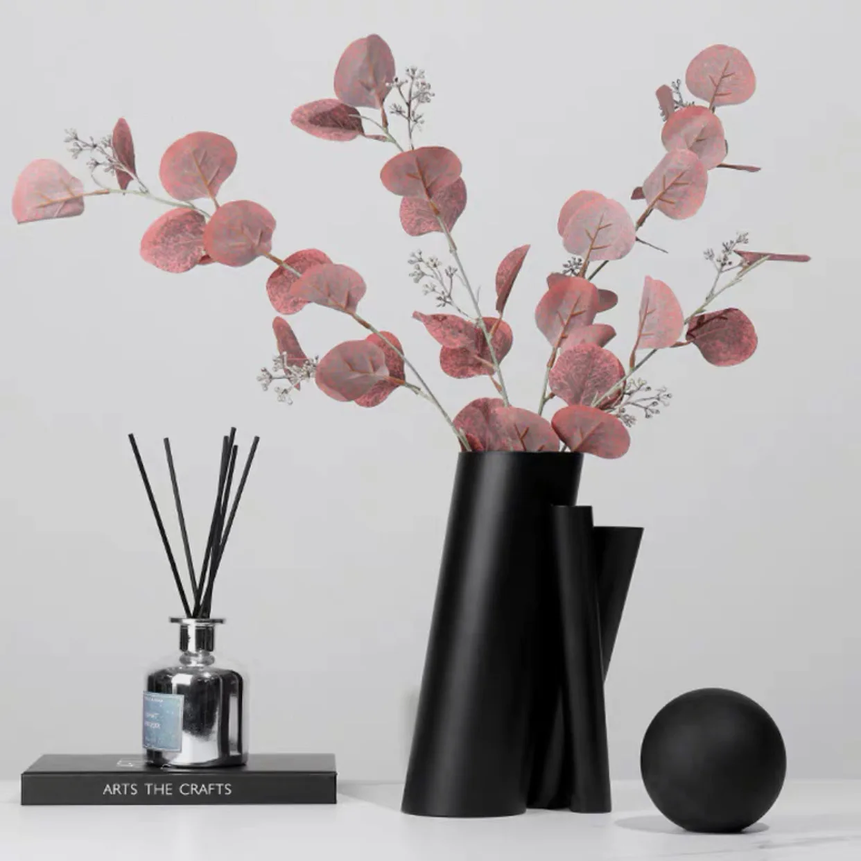 Adorno de flores modelo habitación sala de estar oficina de ventas arreglo floral arte hogar