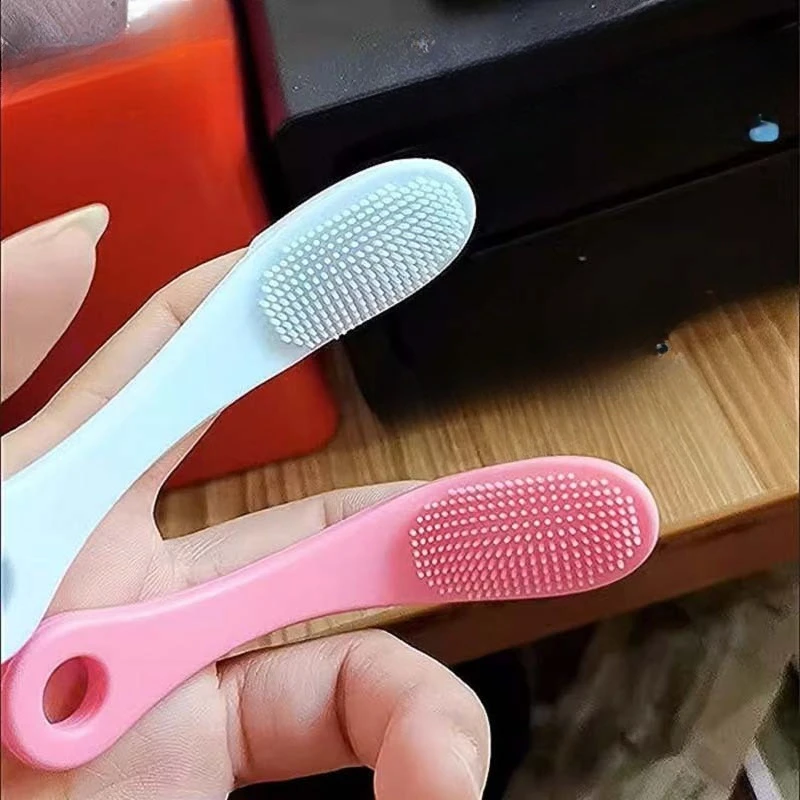 Soft Silicone Nose Cleansing Brush Finger Mitt Pore Blackhead Remover Facial Wash Tool for Nose Wing Oily Skin Care view 2