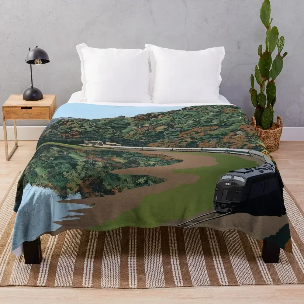 

Autumn Shore Throw Blanket Fuzzy Plush Throw Blanket for Sofa Chair