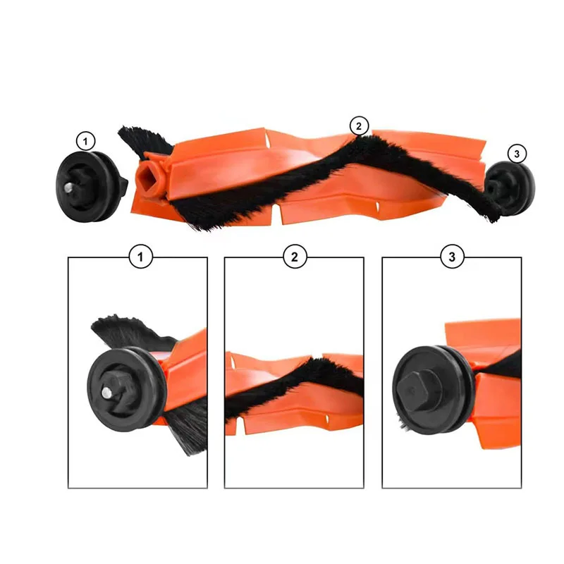 الفرشاة الرئيسية لملحقات المكنسة الكهربائية Xiaomi Robot Vacuum X10 / X20 + / X20 Plus / S20+ / S10 Plus / X20 Max / D109GL