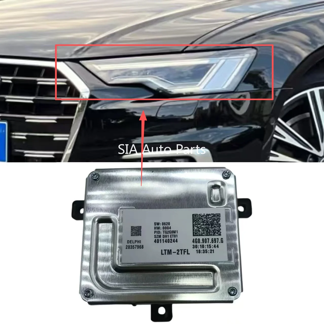 4G0907697G 4G0.907.697.G Suitable for Audi A6A7R8TT Skoda OCTAVIA III Mingrui daytime running light drive module computer ballas