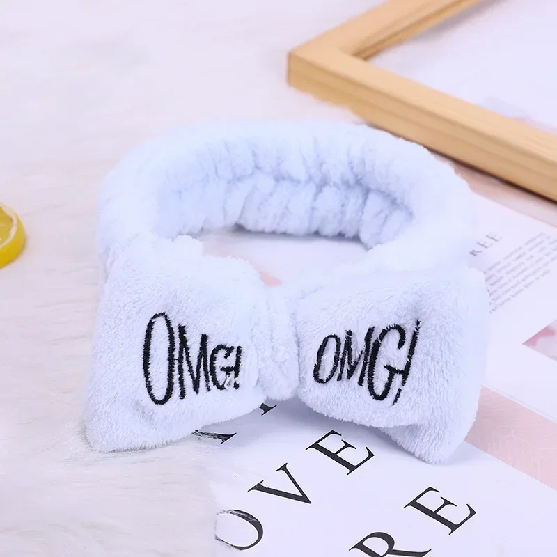 Headbands for Women Makeup Wash Face Hairbands Shower Head Wrap Girls Hair Accessories Cute Panda Ear Soft Fleece Head Bands