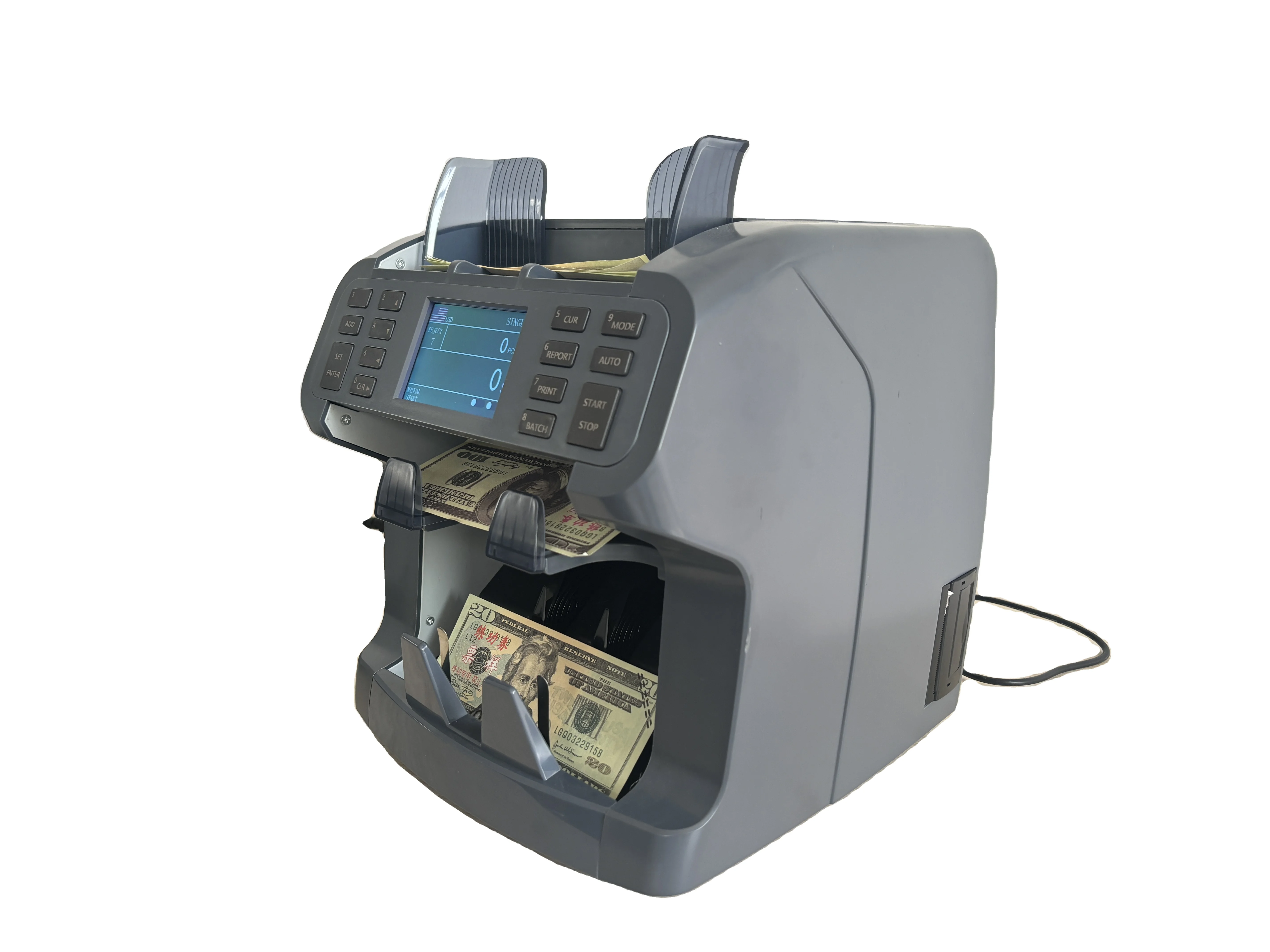 

2025 hot sale New Design Money Counter H-8900 Better Detection Multi Currency Sorting Cash Note Counting Machine Bill Counter
