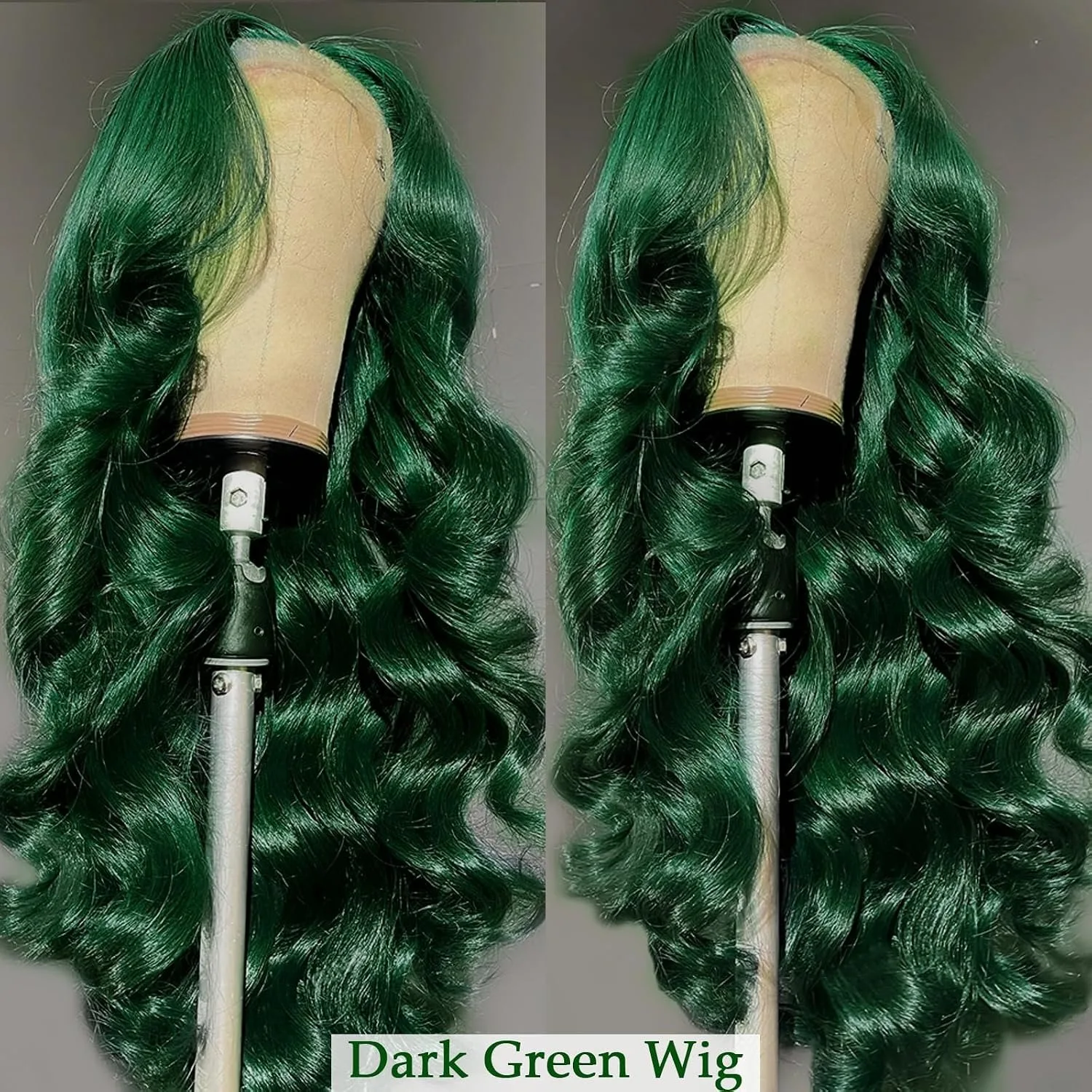 Green Wig Body Wave Lace Front Wigs 13x4 HD Synthetic And Blend Free Part Heat Resistant Halloween Costume Party Daily Cosplay
