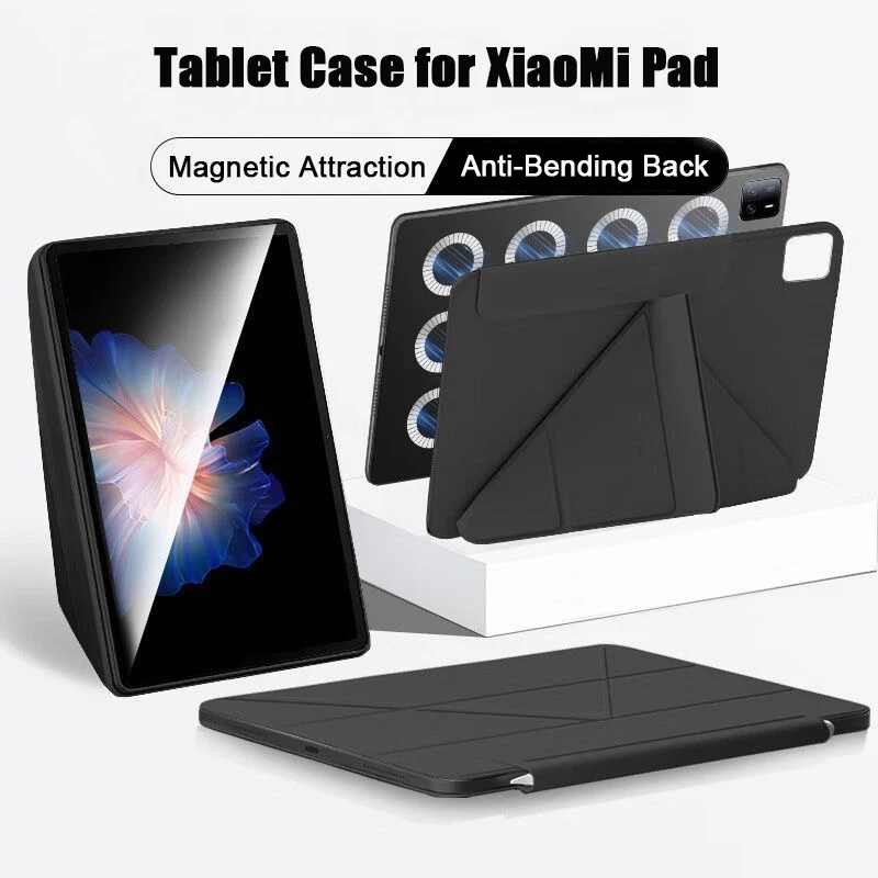 

Магнитный чехол для xiaomi mi pad 6 pro 11 mipad 6 12,4, съемный чехол Tabet с застежкой для Xiaomi pad 8 7 pro 11,2 Smart Shell