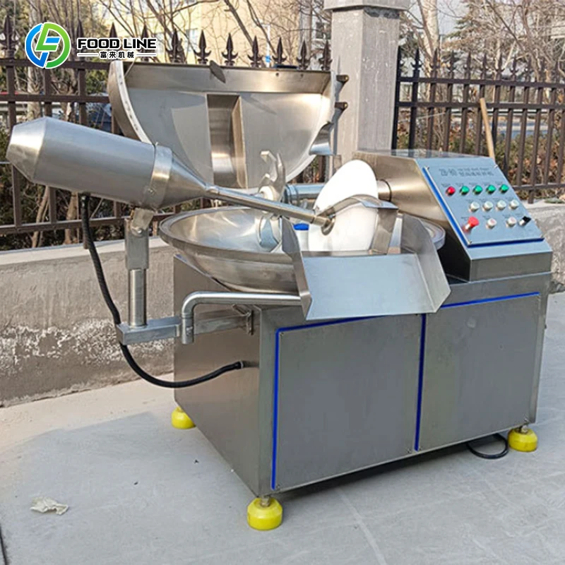 

Meat Chop Cutter Machine with a One-year Warranty 1200kg Weight Meat Dicing Machinery