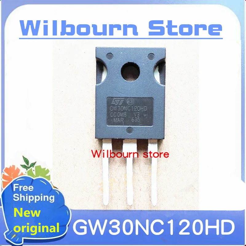 10pcs/lot GW30NC120HD STGW30NC120HD TO-247 IGBT 1200V 60A Mxsyuan 100% New original