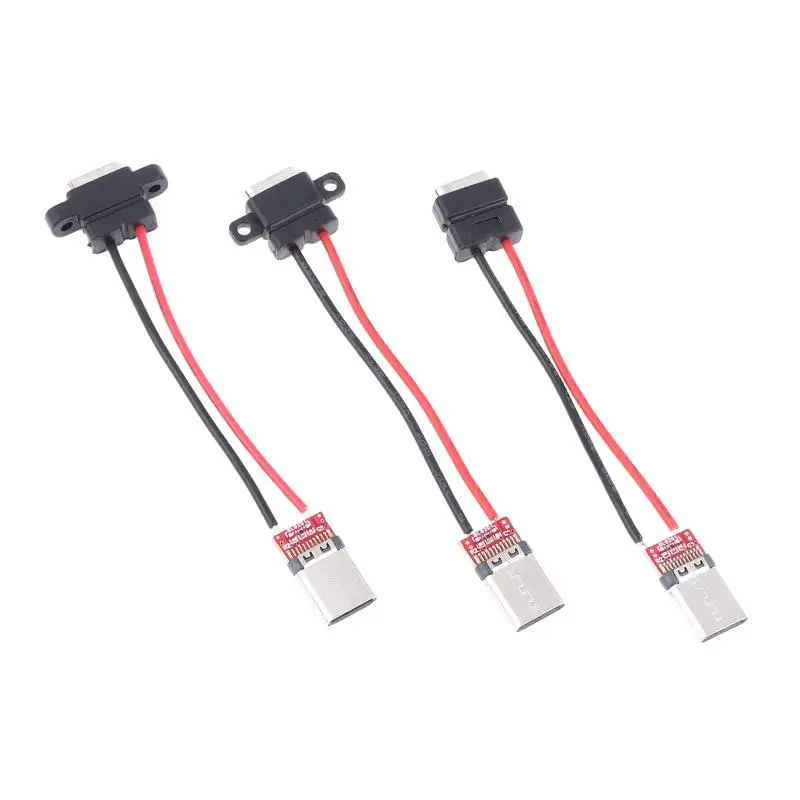 Type C Socket to Female USB Male Charging Cable 1/3Pcs Sturdy Adapter Fast Power Delivery for Tablet Phone Multiple Scenarios