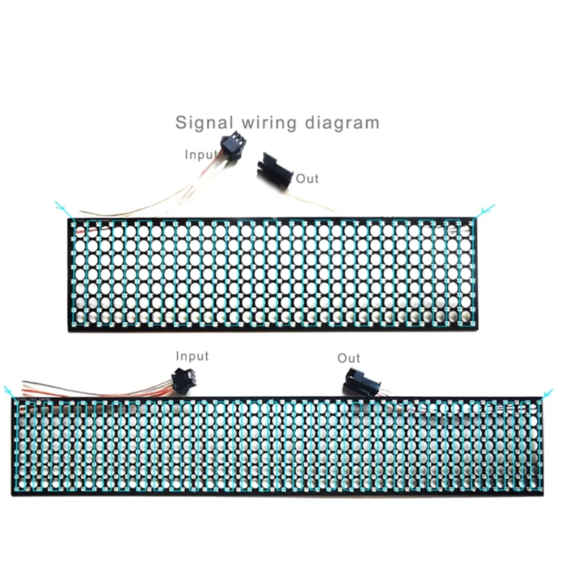 WS2812B full-color LED transparent panel screen RGB color 256 dot matrix SPI protocol 2020 small light beads