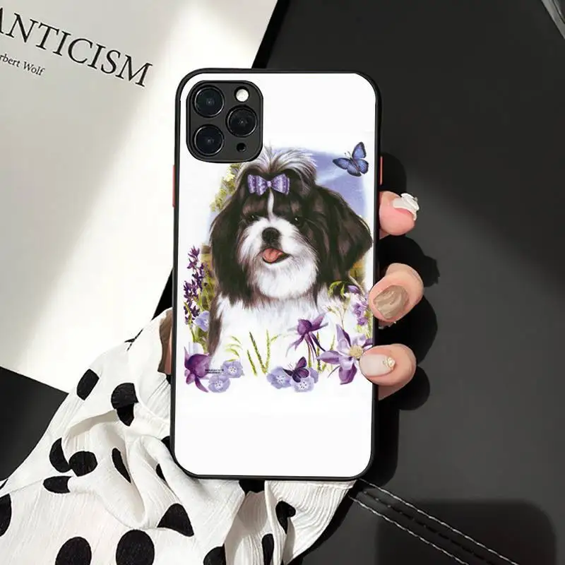 Shih Tzu Shitzu Dog Puppy Phone Case for iPhone 11 12 13 mini pro XS MAX 8 7 6 6S Plus X 5S SE 2020 XR case