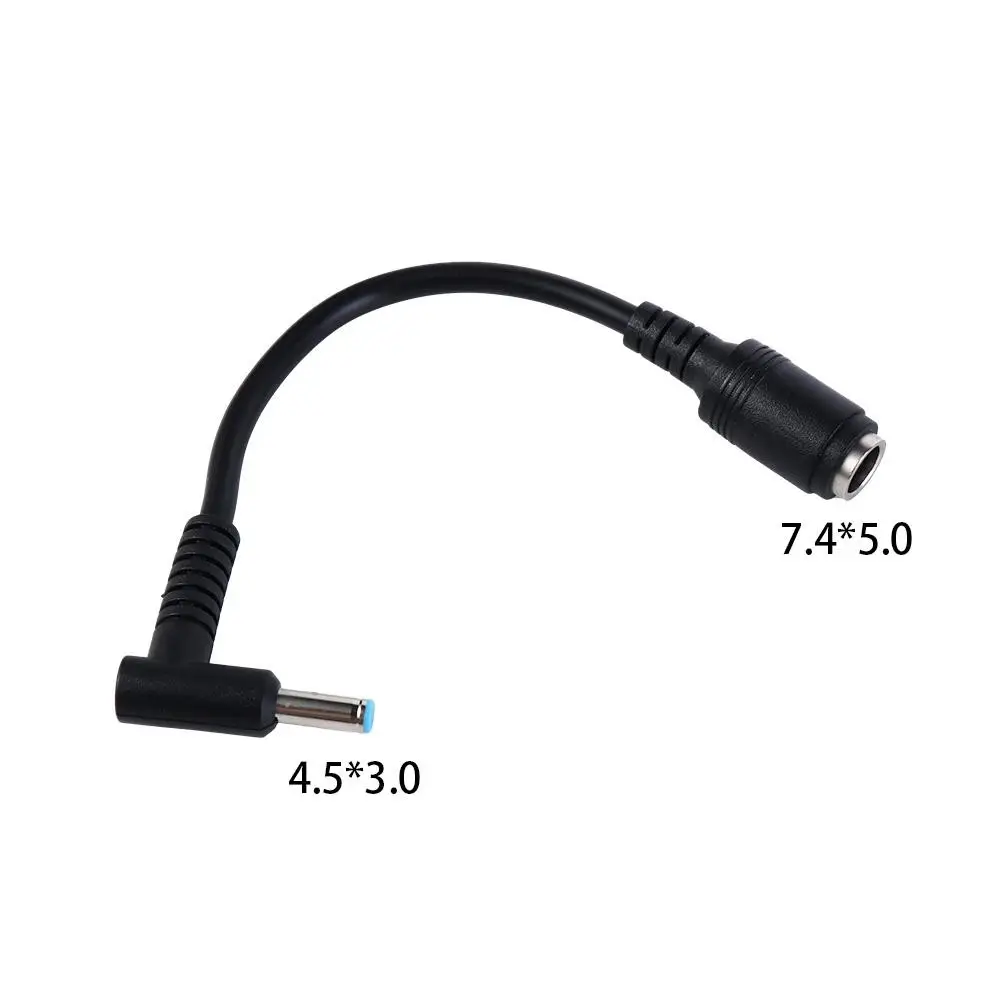 Core Elbow Switch 7.4x5.0mm Female 4.5x3.0mm Male 7.4x5.0mm To 4.5x3.0mm DC Power Adapter Charger Connector Laptop Converter