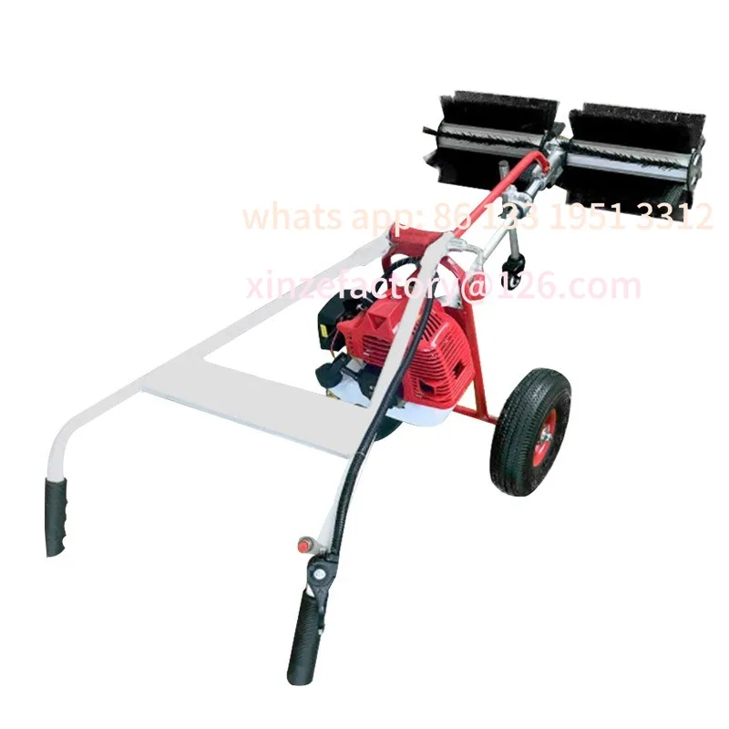 

Turf Construction Tools Grass Brushing Machine Small Football Field Grass Silk Carding Machine Artificial Turf Roller Brush Swee