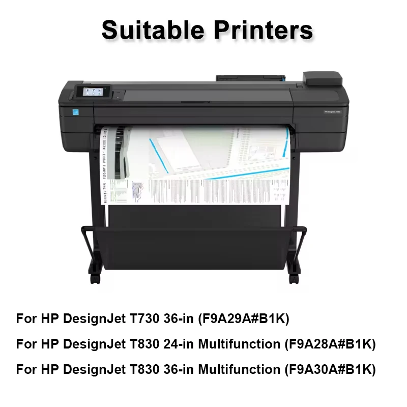 New Upgrade For HP 728 728XL Cartridge Chip For HP DesignJet T730 T830 Printer 9J68A F9J67A F9J66A F9J65A F9K17A Cartridge Chip