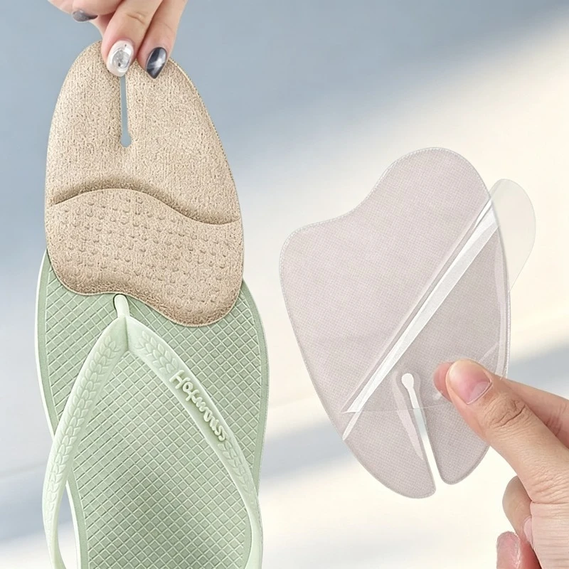Silicone Gel Forefoot Pads Massage Particle Anti Slip Clip Toe Foot Cushions Sandals Flip Flops Shoe Inserts Foot Care