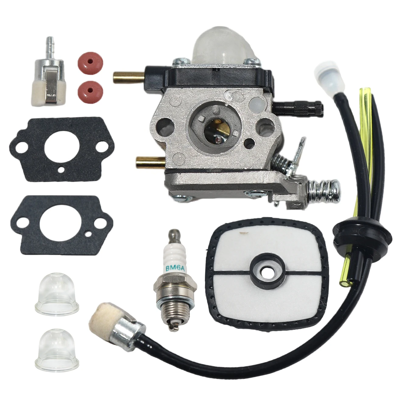 

Carburetor Kit For Echo TC-210/i TC-2100 HC-1500 Tiller ZAMA C1U-K54