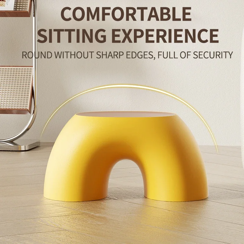 Stools Household Living Room Plastic Stools Children's Stools Low Stools Bathroom Stools Storage Stools Decorative Small Stools