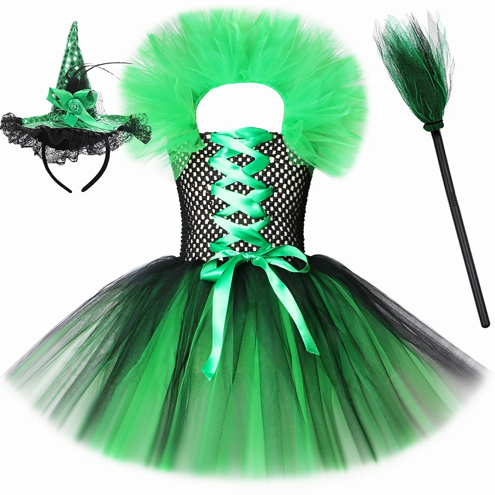 Vestido de Tule de Bruxa para - Toddler Girl Tulle Party Dress avaliação e preço