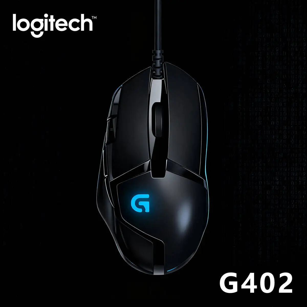 

Logitech G402 Wired Gaming Mouse, 4000 DPI Optical Sensor, 8 Custom Buttons, 500 IPS, 1ms Response, Ergonomic, PC