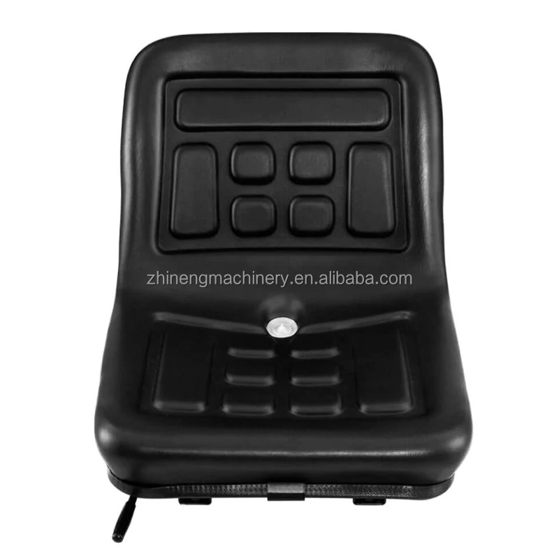 Comfortable Universal Material Handling Equipment Forklift Seat for Construction Machinery Heavy Duty Driver Seat Part Pro