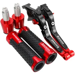 For SUZUKI KATANA GSX600F GSX750F 1989-2007 Motorcycle Brake Clutch Levers Handlebar Grips Handle Bar Grip Ends Accessories