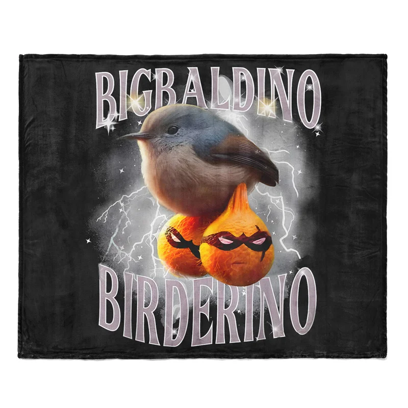 Gaslight Gatekeep Girlboss Bigbaldino Birderino Throw Blanket for Women Men Girls Boys Kids Pets Dogs Cats Couch Sofa