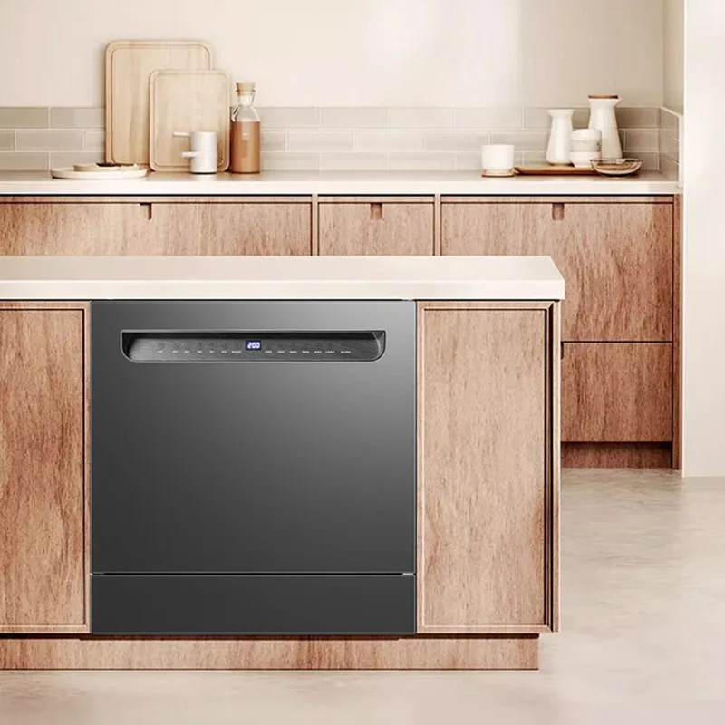 الاستخدام المنزلي التلقائي بالكامل، تجفيف الهواء الساخن المطابق تمامًا، غسالة أطباق مدمجة مكونة من 12 مكانًا