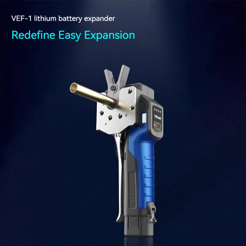 VEF-1 Automatic Lithium Battery Electric Fast Charge Expander Copper Pipe Flared Mouth Charging In Metric and Imperial  Expander