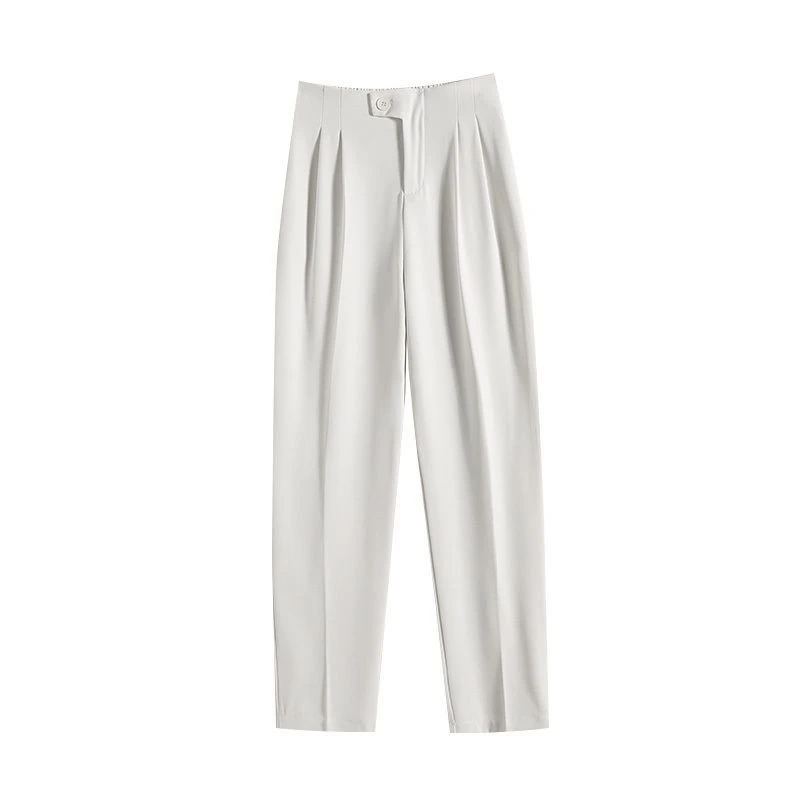 

Жидкий костюм Брюки с высокой талией Прямые женские брюки Xxl Новая винтажная одежда Качественные повседневные брюки одного размера G 90s для женщин