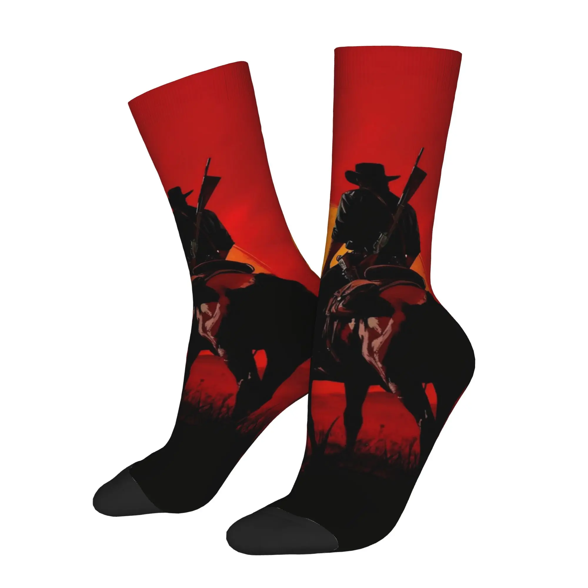 New Male Men Socks Novelty Red Dead Redemption Sock Polyester John Jack Arthur Sport Women Socks Spring Summer Autumn Winter