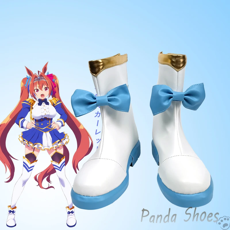 Daiwa Scarlet Cosplay Shoes Anime Game Umamusume Pretty Derby Cos Boots Cosplay Costume Prop Shoes for Halloween Party