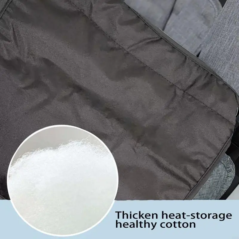 D5QA غطاء للقدم لعربة الأطفال مقاوم للماء، عربة أطفال دافئة، ملحقات عربة الأطفال الخارجية