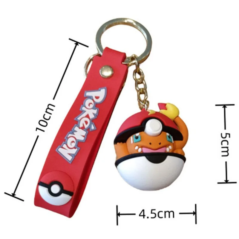 Poké Ball Keychain - Stylish Poké Ball keychain, great for school bags or car keys. Unique Pokémon gift for any fan.