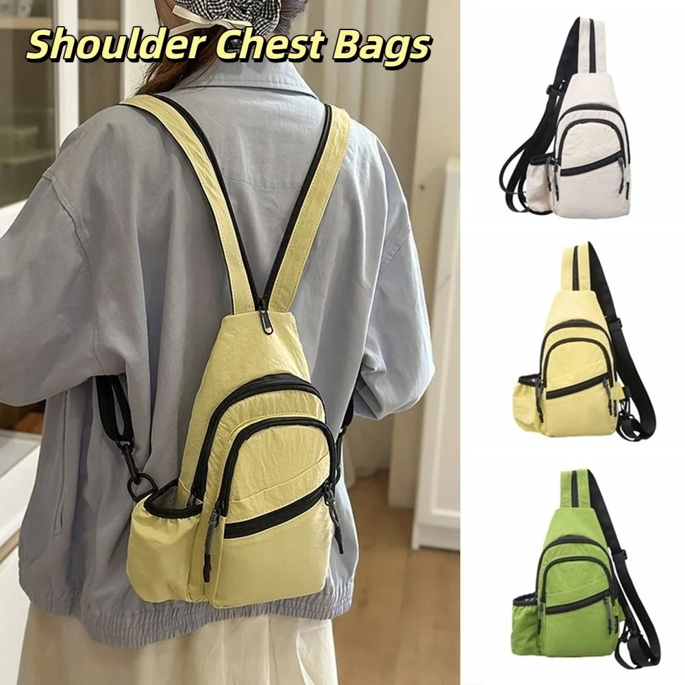 

Fahsion Small Sling Shoulder Bags Multi-function Leight Weight Sports Chest Bag Waterproof Casual Travel Backpack Minimalist