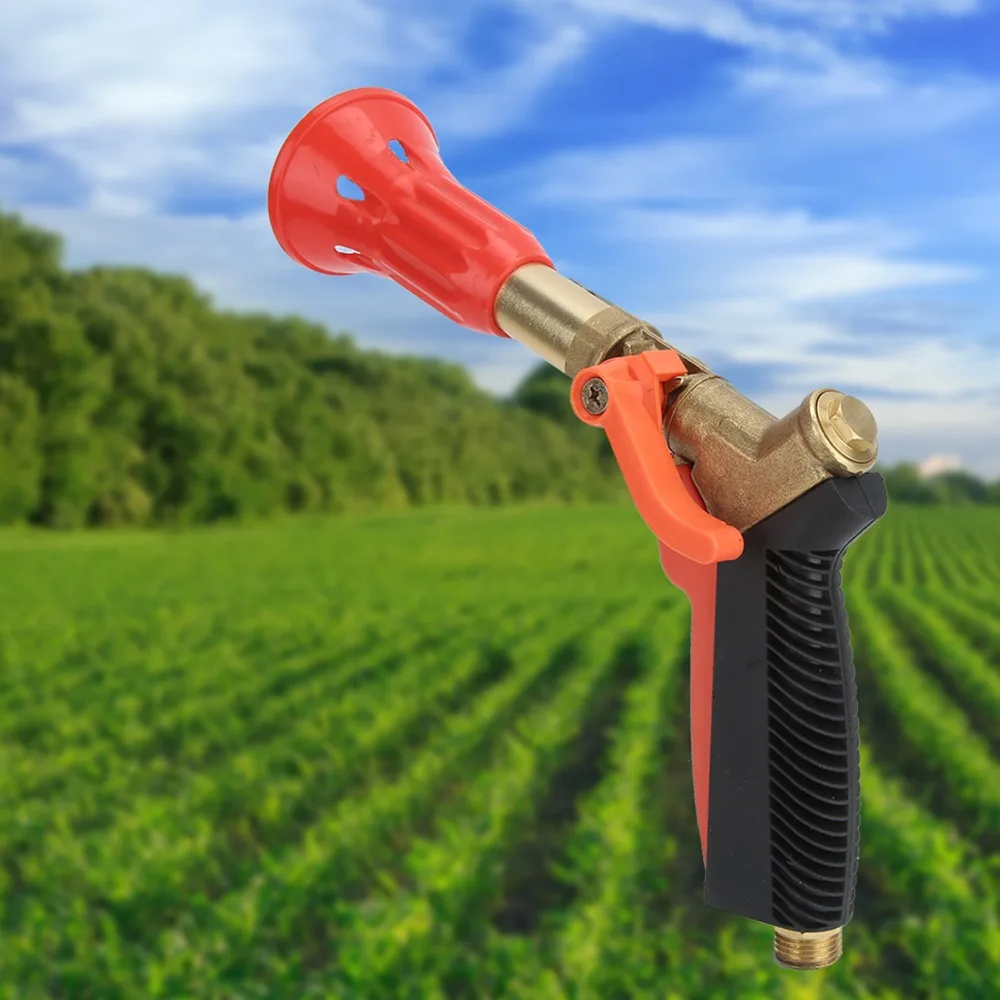 

High Pressure Garden Hose Sprayer Ergonomic M14 x 1.5 mm Female Garden Watering Head M22 x 1.5 mm Male with Ceramic Nozzle