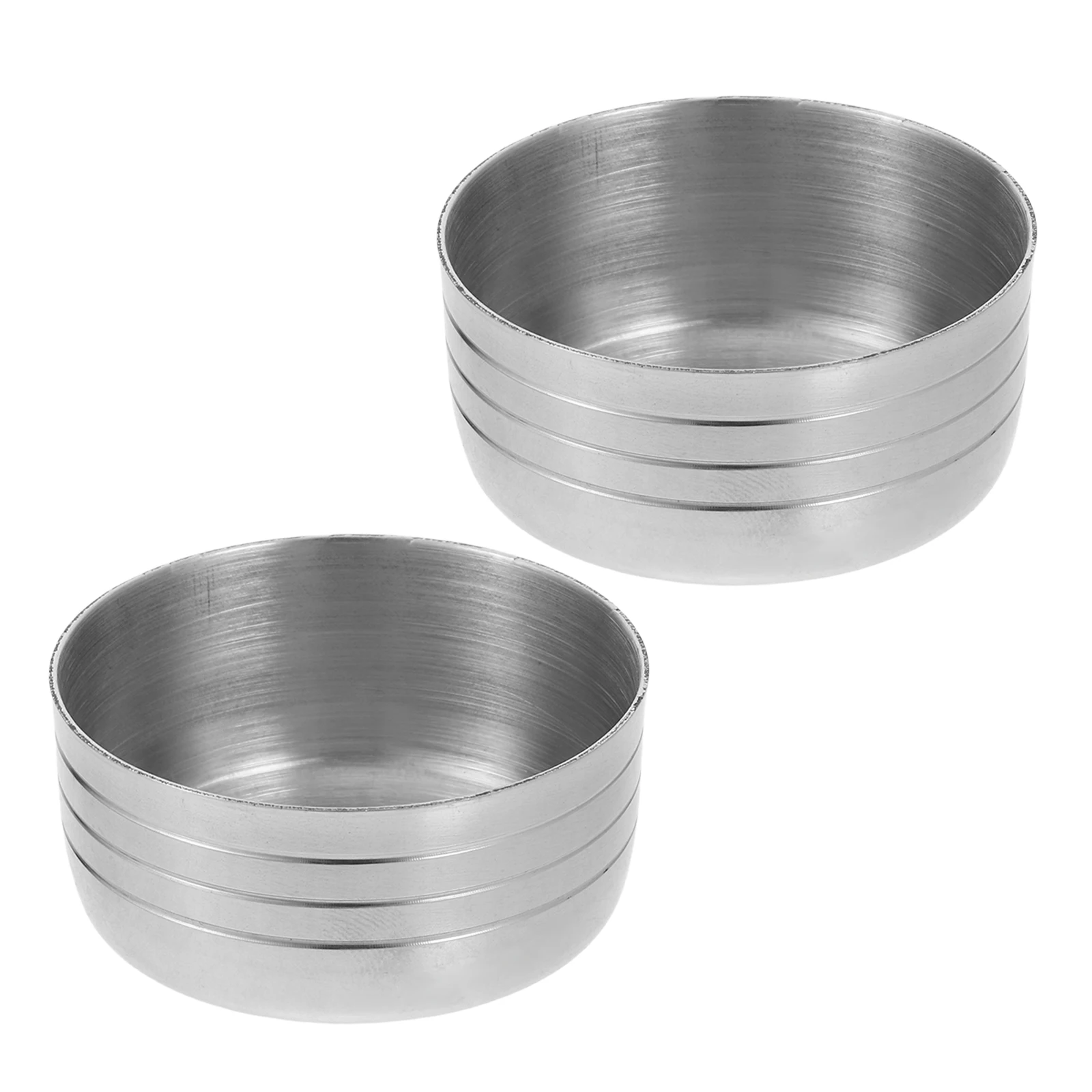 

2Pcs Stainless Steel Shaker Lid Cup Cover Replacement Cocktail Tumbler Caps SpillProof Juice Mixer Drink Maker Bar Supplies Easy