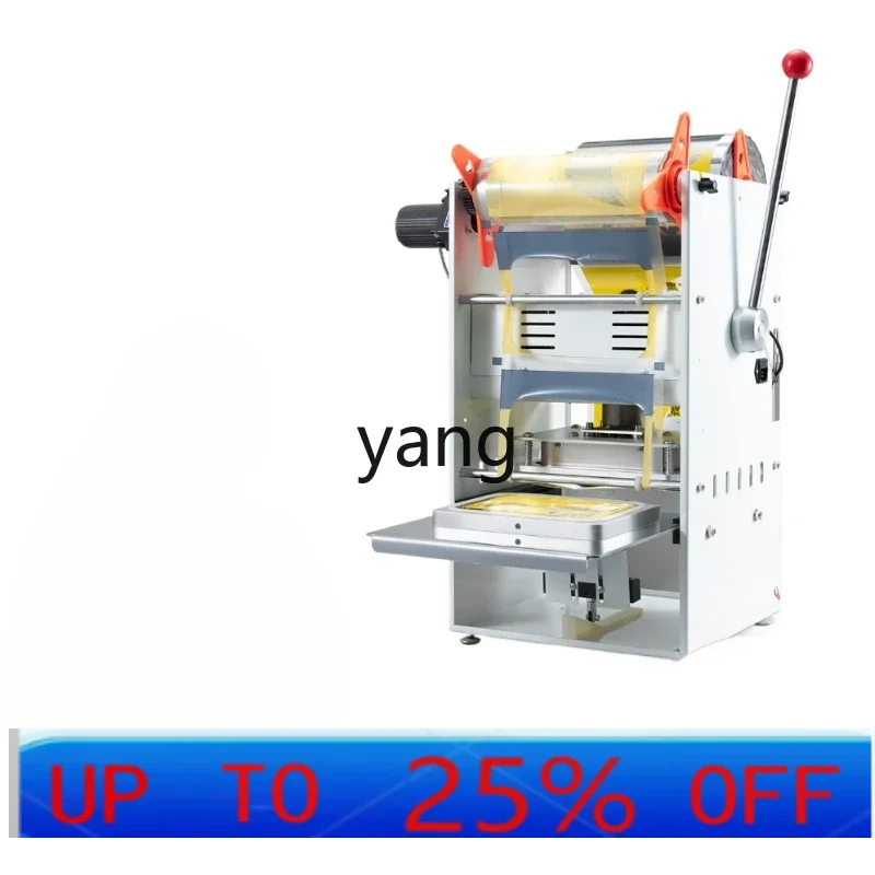 

YJQ plastic fresh-locked box disposable fast food fresh-locked packaging machine box plastic sealing machine