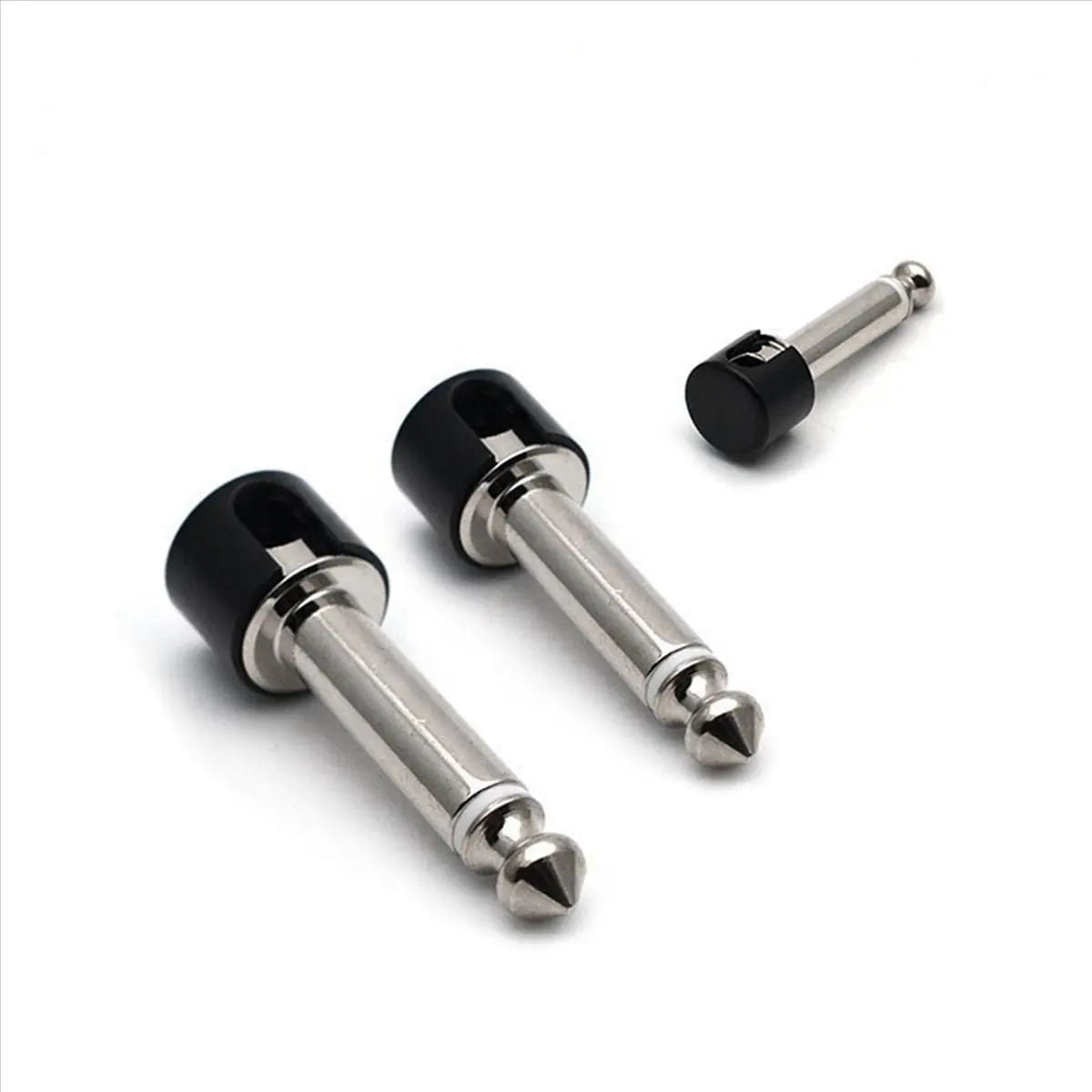 TUREBG 2X Solderless Connectors Design Guitar Cable DIY Guitar Pedal Patch Cable Kit