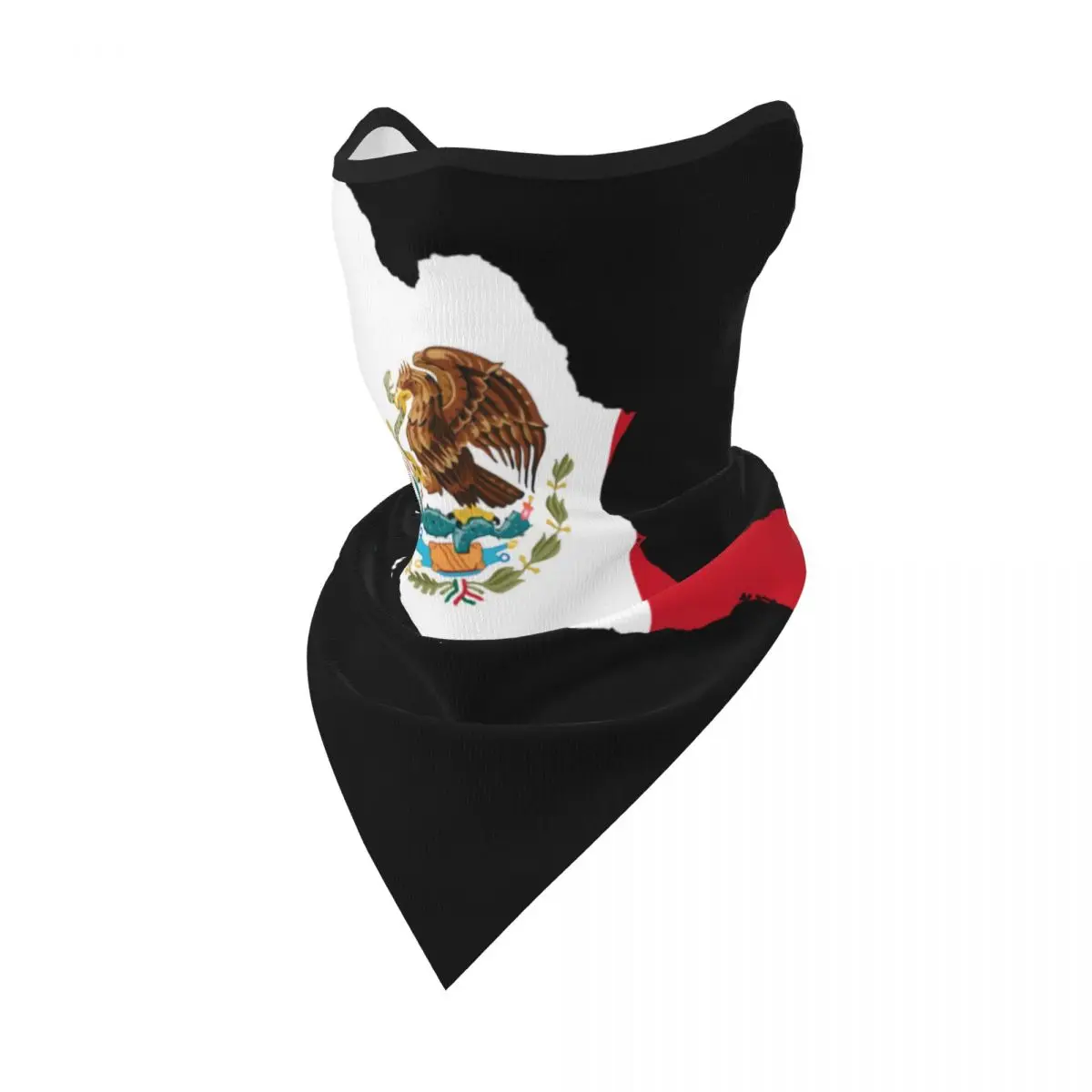 Mexico Flag Map Bandana Neck Gaiter Windproof Face Mask Scarf Cover Women Men Mexican Pride Headband Tube Balaclava