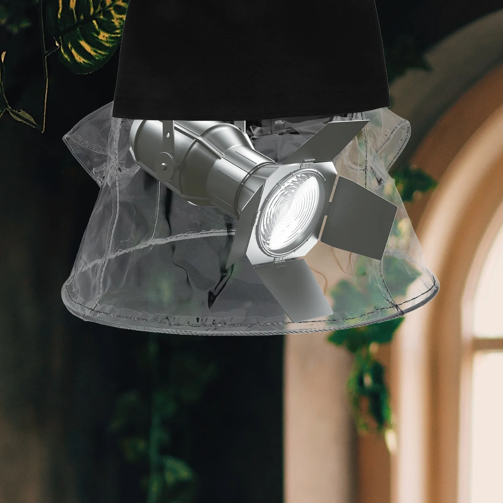 

2 шт. водонепроницаемые защитные экраны для сценического освещения, высокопрозрачные чехлы от дождя для вращающихся головных светильников, PAR-прожекторов, уличного светодиодного сценического освещения