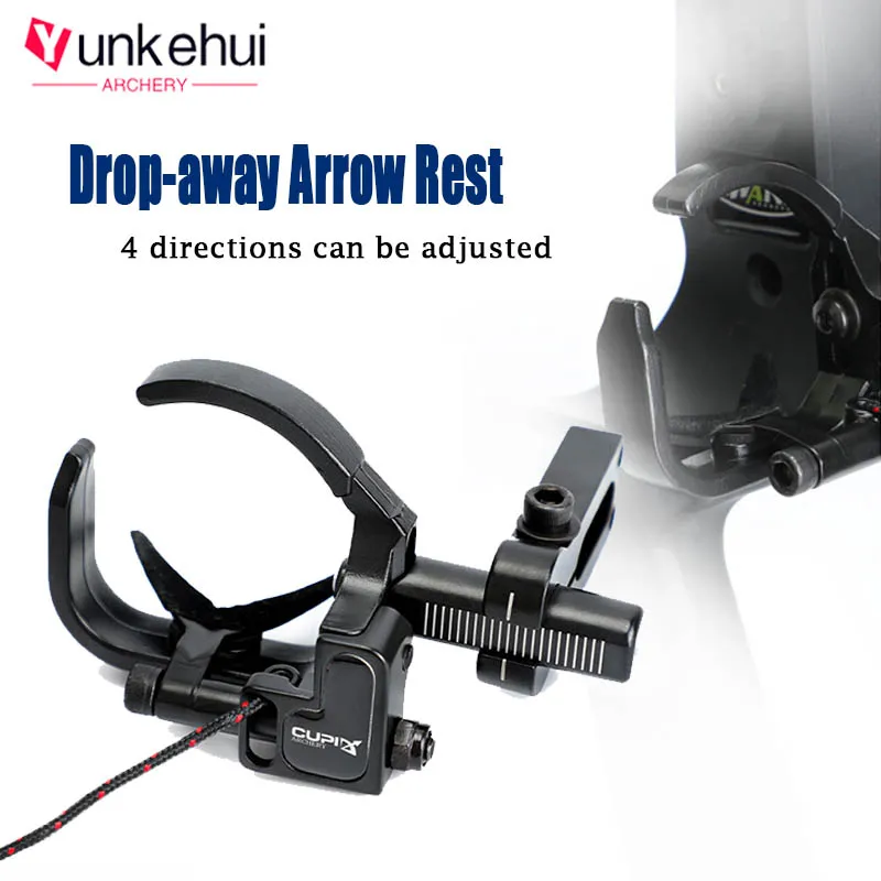 

Compound Bow D6 Drop-away Arrow Rest Archery 4-way Adjustable Arrow Rest for Bow and Arrow Shooting Hunting Accessories