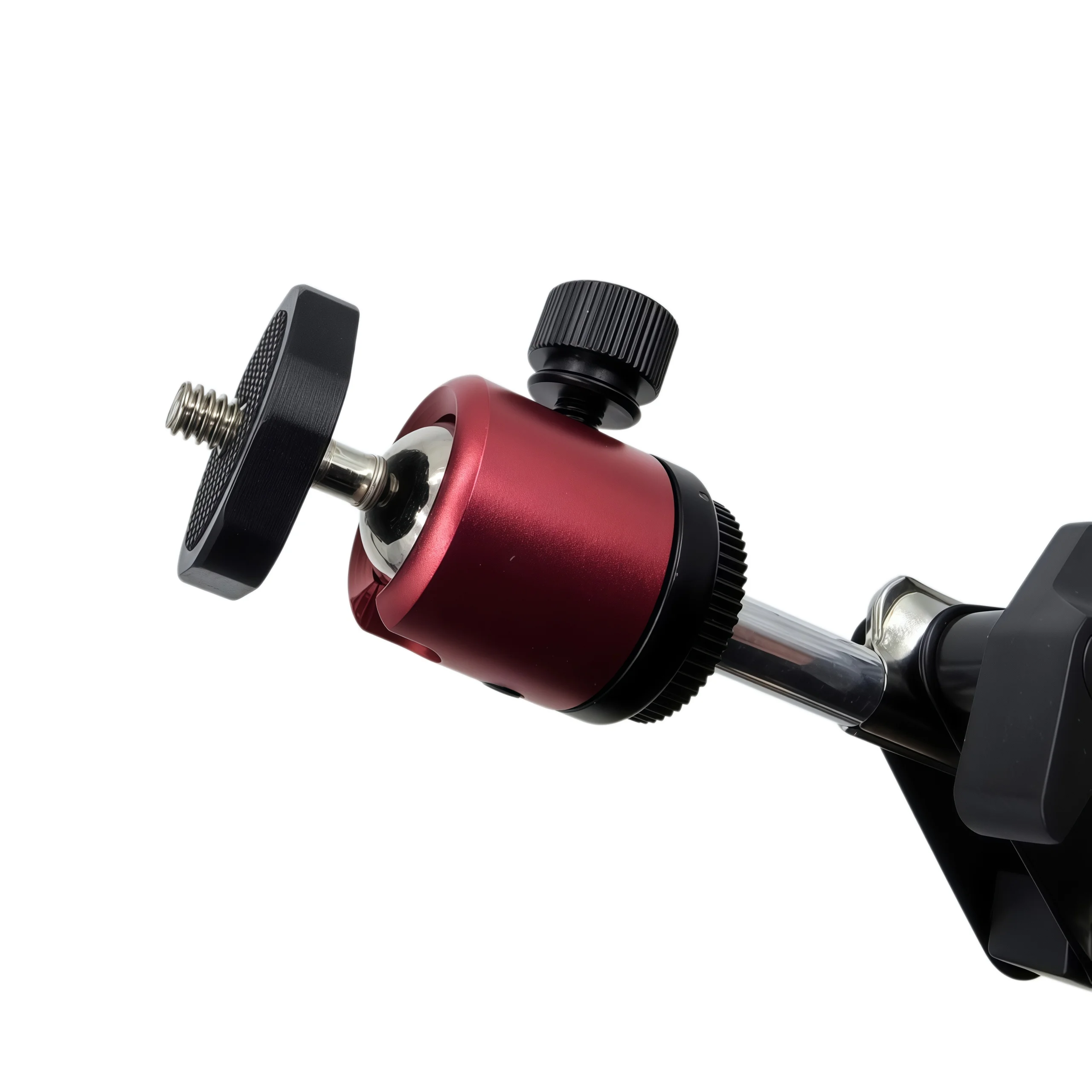 Universal 360 ° Verstellbarer Mikroskopständer mit 4kg Gewichtsbasis, Metallarmhalterung und 3 Klemmen - Dritte Hand für Lötarbeiten, Hitzebeständig – Detail 8