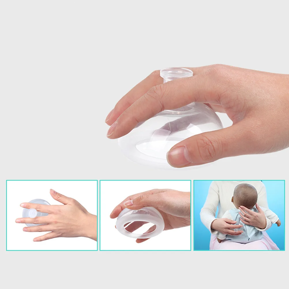 เสมหะคายถ้วยเสมหะ Anti-spitting Milk Back Massager Helper อุปกรณ์เสริมสําหรับเด็กผู้สูงอายุ