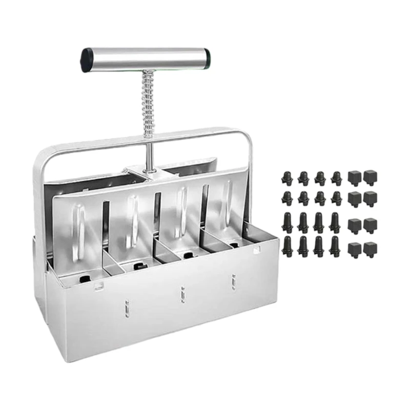 Bodenformwerkzeug aus Metall mit ergonomischem für einfache Gartenarbeit und Kultivierung Innen- und Außenbereich 3XUF – Detail 1