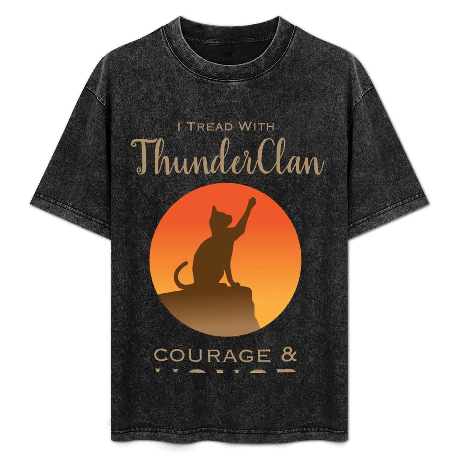 

ThunderClan Pride Fitted Scoop T-Shirt Standard Fit Solid Tee Shirt