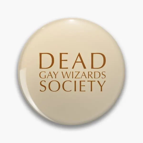 Dead Wizard Society  Soft Button Pin Fashion Brooch Lapel Pin Badge Funny Creative Clothes Metal Decor Jewelry Cute Collar Hat