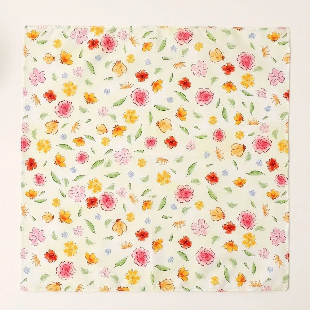 12pcs Vintage Polka Dot Cotton Handkerchiefs, Retro Daily Accessory