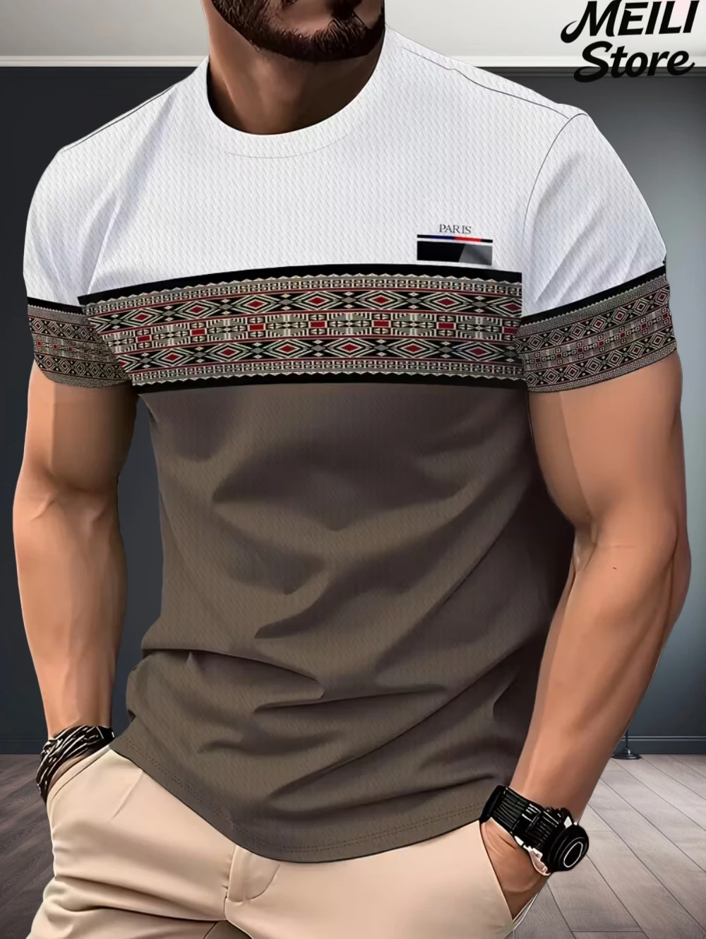 Thumbnail 3 - #3 Compare Mens Classic Striped T-Shirts Before You Buy