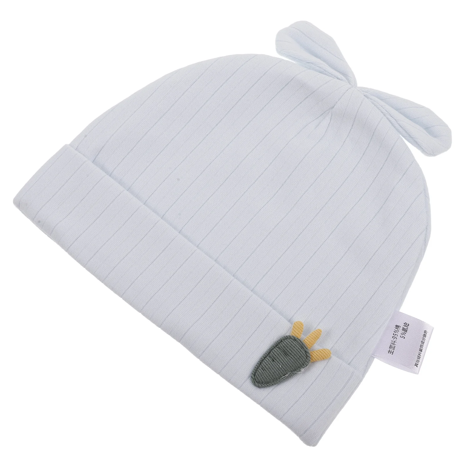 

Cotton Newborn Bunny Hat Seamless Soft Warm Infant Boy Girl Hospital Cap Spring Autumn Baby Turban