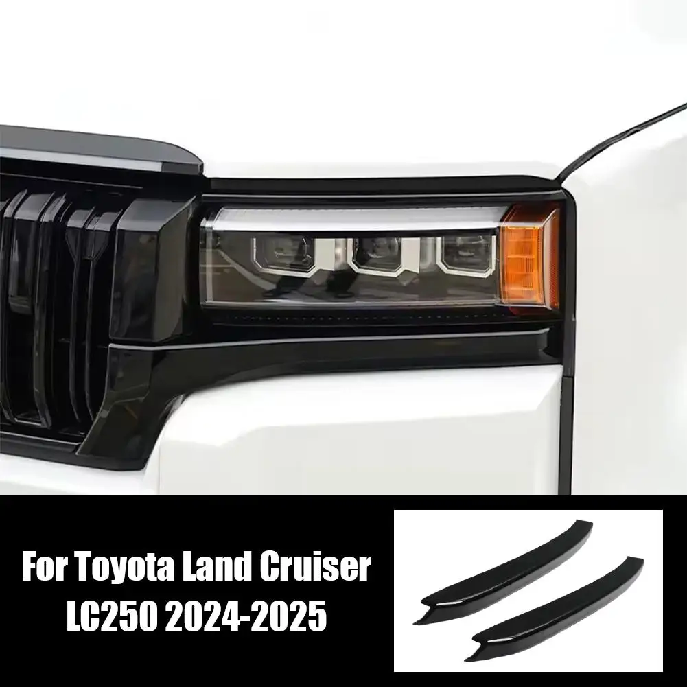 

For Land Cruiser Lc250 Front Bumper With 24-25 Decorative Headlight Style New Accessories Eyebrow Prado Q8h6