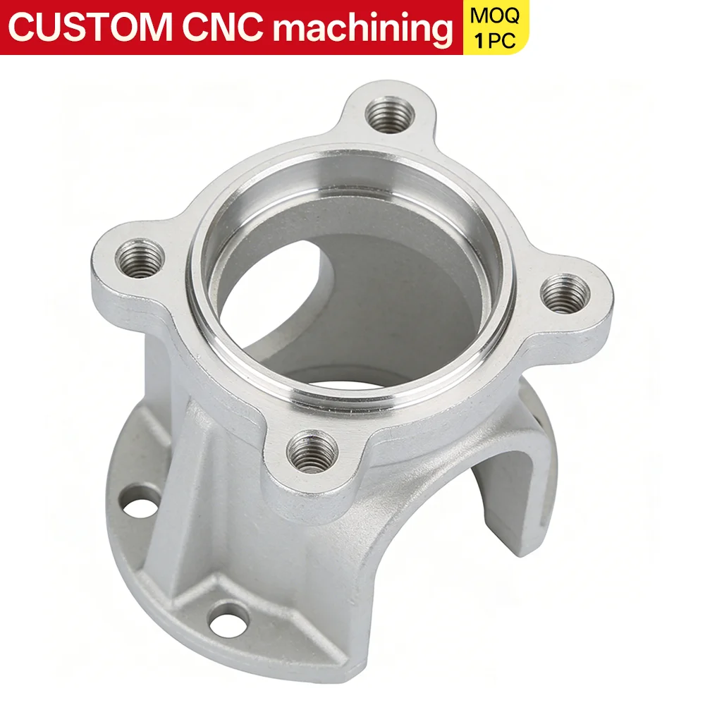 OEM Die-Cast Aluminum Industrial-Grade Aluminum Alloy Spherical Bearing Housing UC FL Series Models 204-211 Wear-Resistant Cast